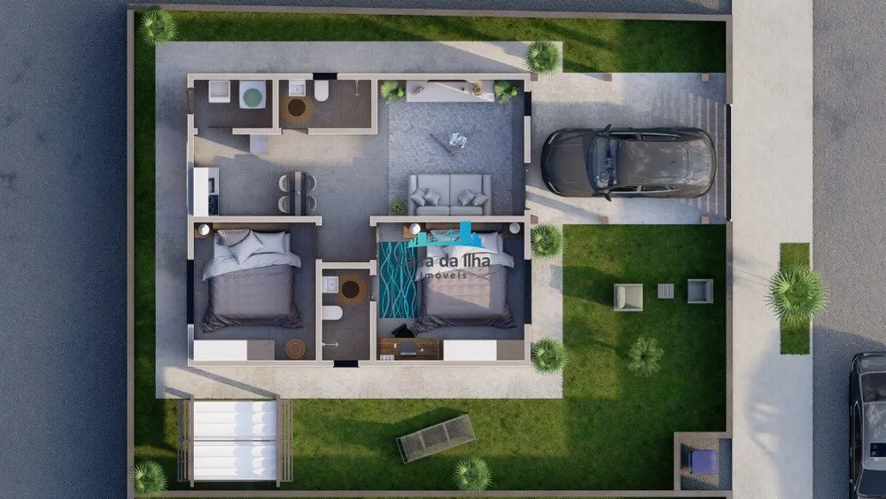 Casa, 2 quartos, 53 m² - Foto 2
