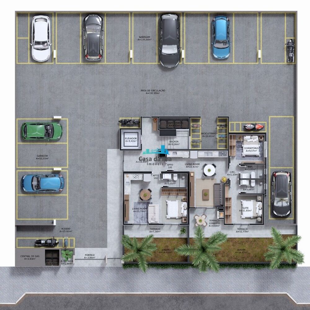 Casa de Condomínio à venda com 3 quartos, 242m² - Foto 3
