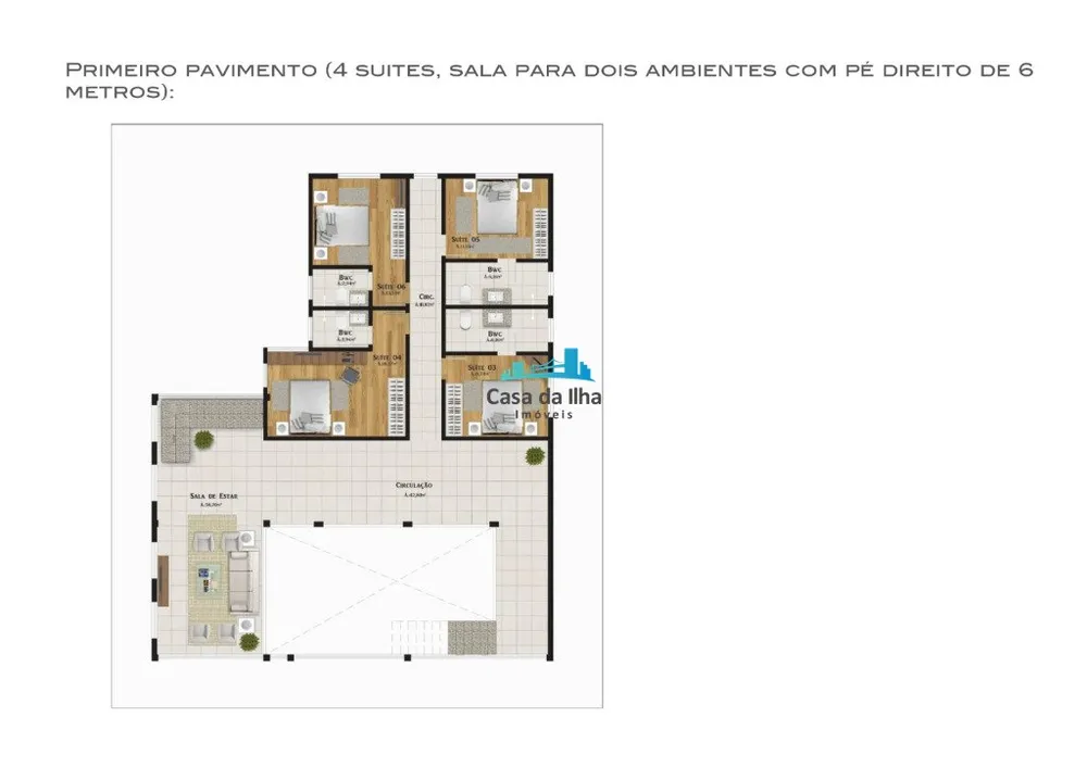 Casa de Condomínio, 7 quartos - Foto 5