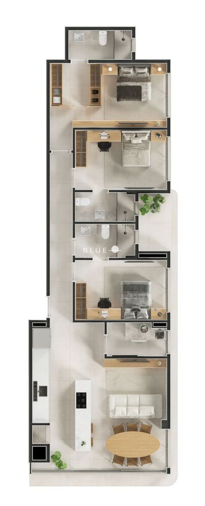 Apartamento à venda com 3 quartos, 119m² - Foto 6