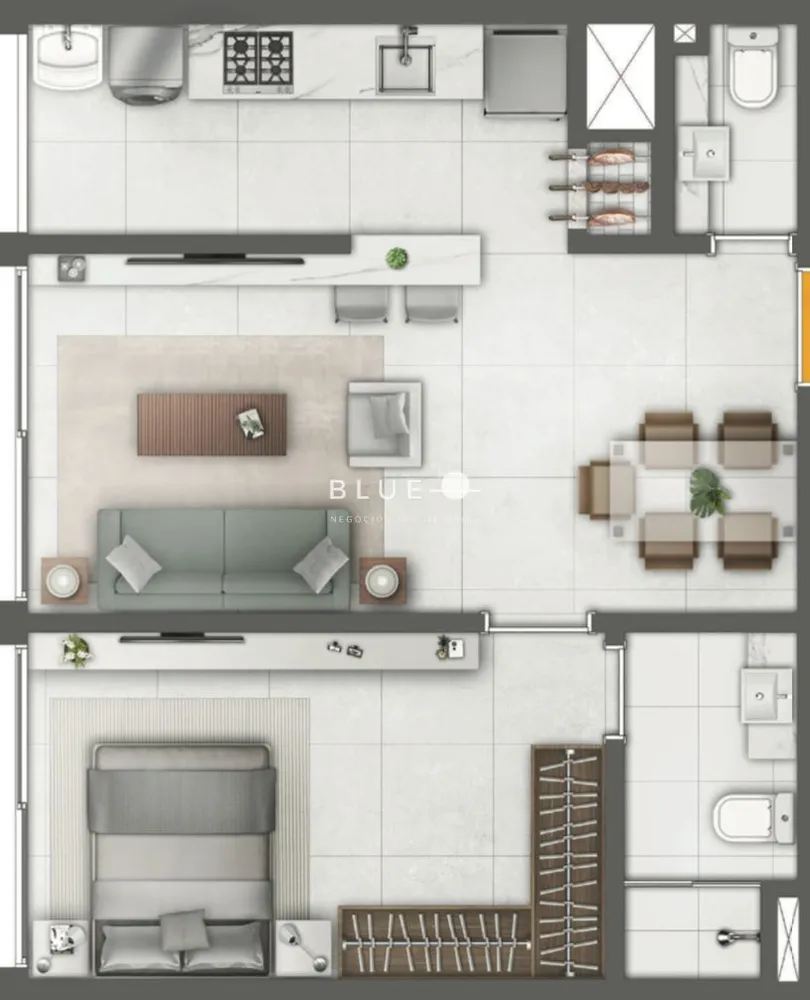 Apartamento, 1 quarto, 52 m² - Foto 7