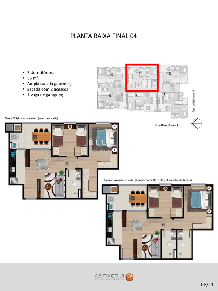 Apartamento à venda com 3 quartos, 67m² - Foto 8