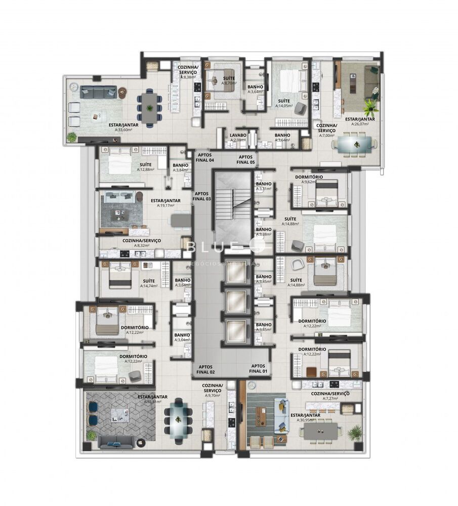 Apartamento à venda com 3 quartos, 108m² - Foto 5