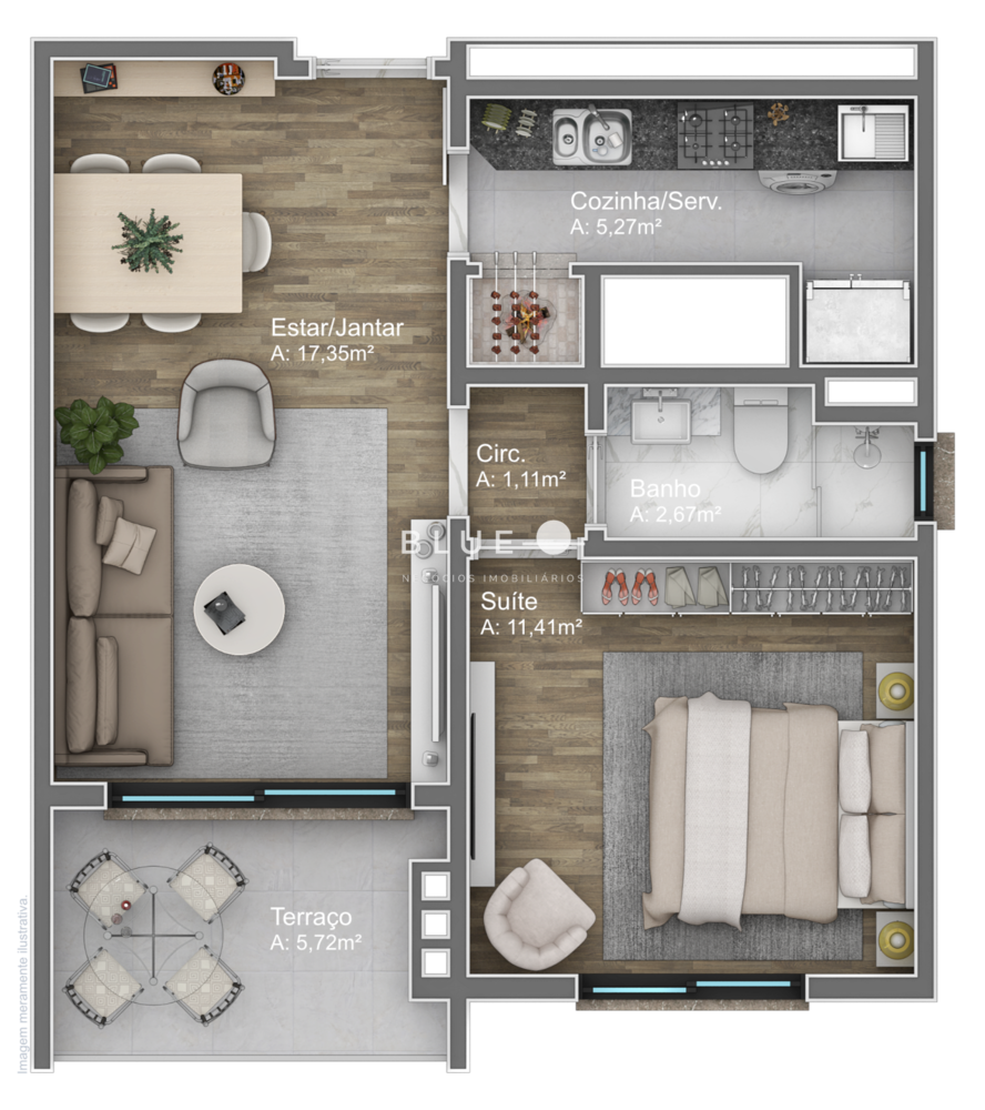 Apartamento à venda com 2 quartos, 78m² - Foto 8