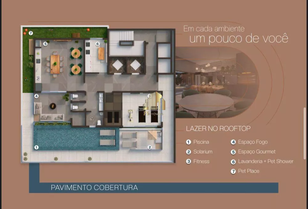 Flat/Apart Hotel, 1 quarto, 53 m² - Foto 7