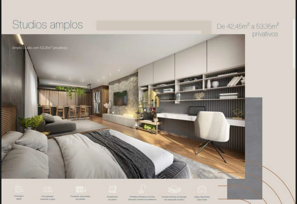 Flat/Apart Hotel, 1 quarto, 53 m² - Foto 5