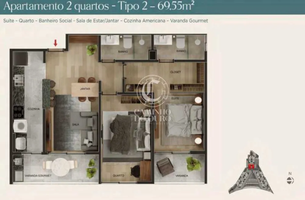 Apartamento, 2 quartos, 68 m² - Foto 23