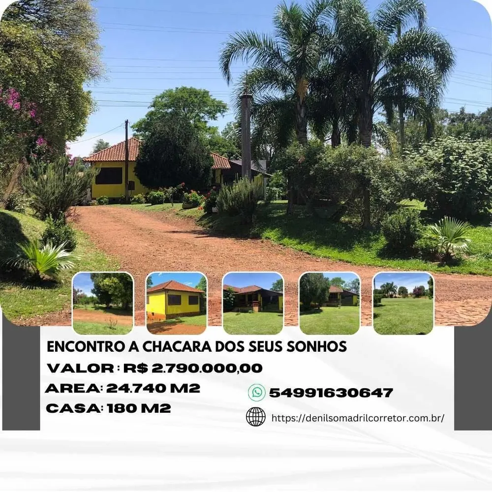 Chácara, 3 quartos - Foto 1