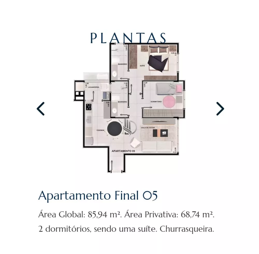 Apartamento, 2 quartos, 85 m² - Foto 15