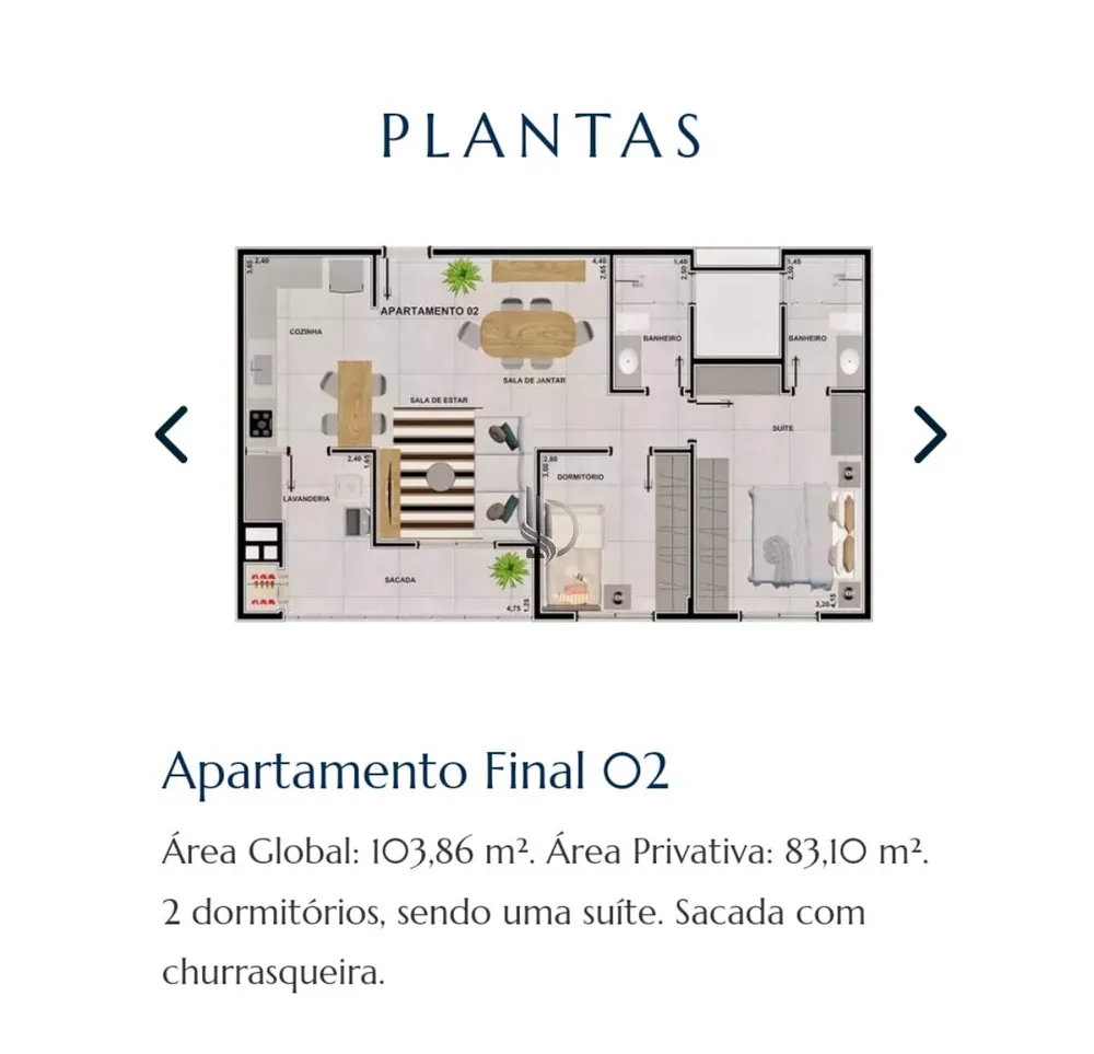 Apartamento, 2 quartos, 85 m² - Foto 12