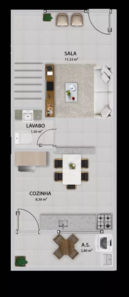 Casa à venda com 2 quartos, 55m² - Foto 7