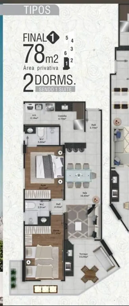 Apartamento, 2 quartos, 79 m² - Foto 5