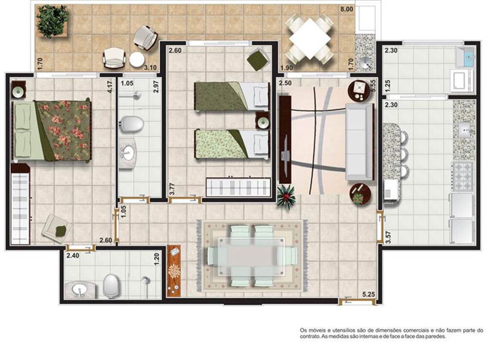 Apartamento, 2 quartos, 88 m² - Foto 7