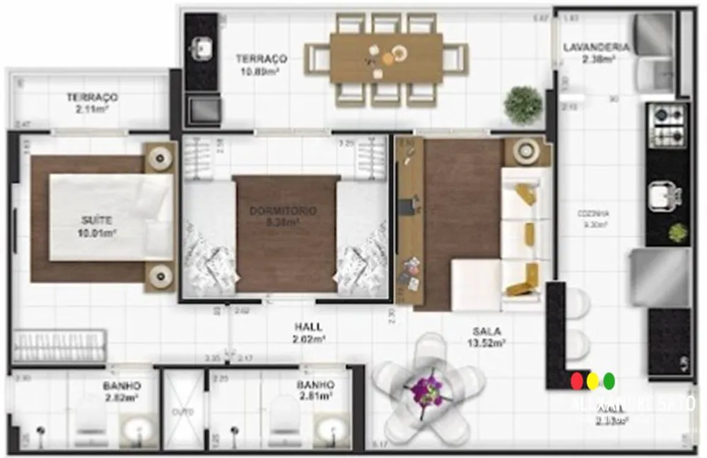 Apartamento, 2 quartos, 76 m² - Foto 5