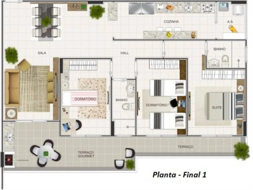Apartamento, 3 quartos, 119 m² - Foto 9