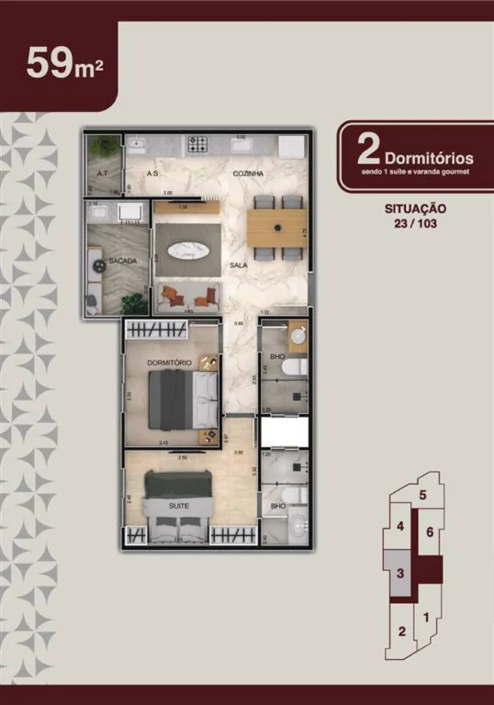 Apartamento, 2 quartos, 77 m² - Foto 14