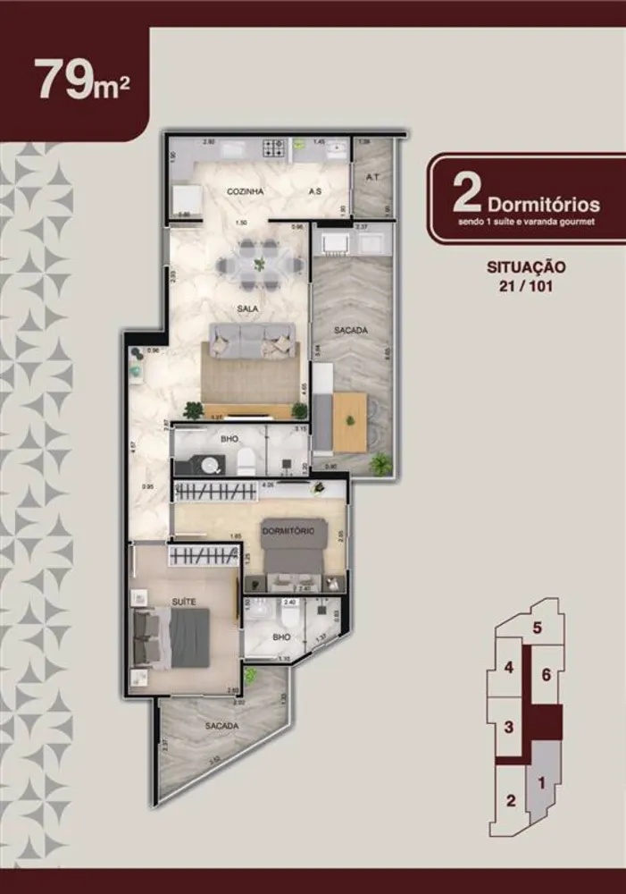 Apartamento, 2 quartos, 77 m² - Foto 12