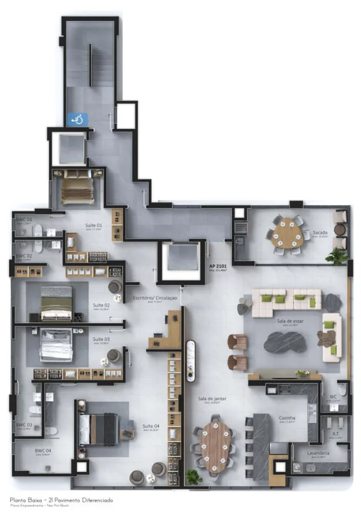 Apartamento, 3 quartos, 126 m² - Foto 16