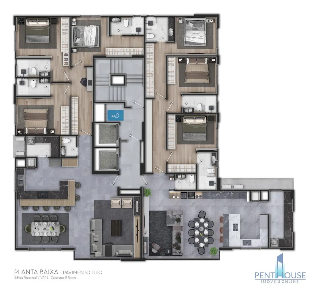 Apartamento, 3 quartos, 125 m² - Foto 3