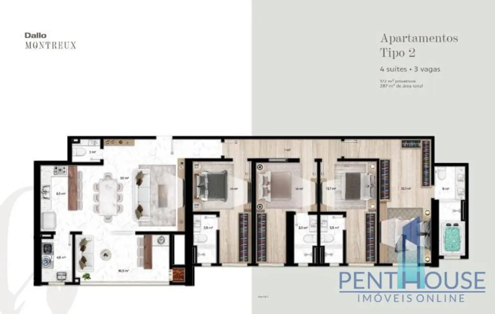 Apartamento, 4 quartos, 172 m² - Foto 16