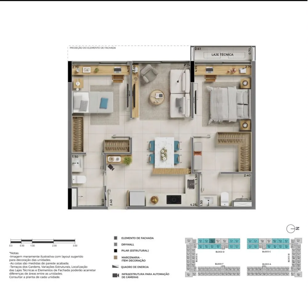 Apartamento, 2 quartos, 61 m² - Foto 4