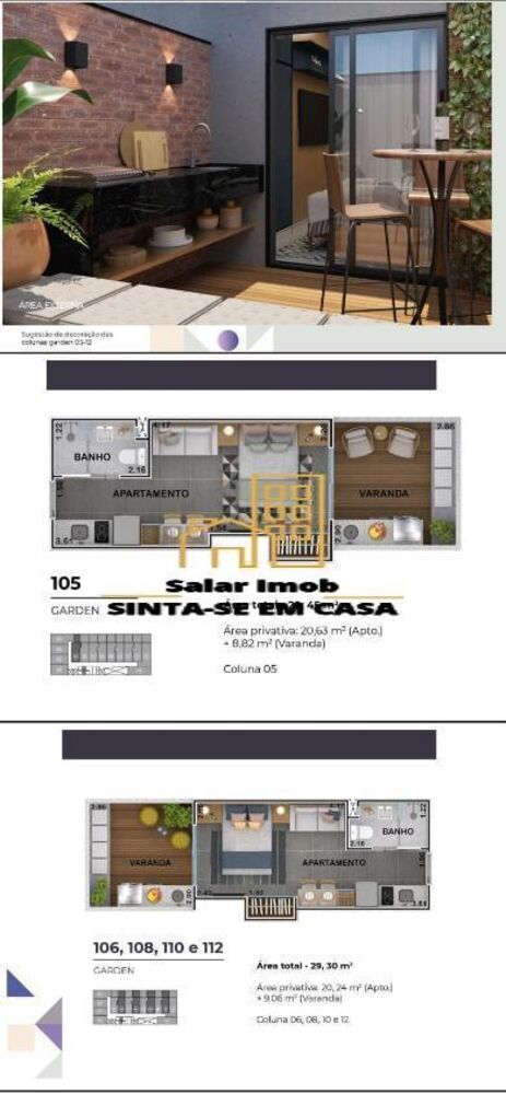 Apartamento, 1 quarto, 20 m² - Foto 9