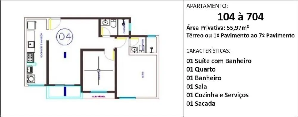 Apartamento, 2 quartos, 58 m² - Foto 5