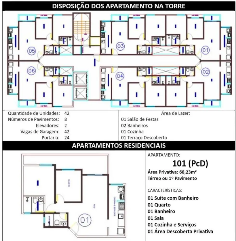 Apartamento, 2 quartos, 58 m² - Foto 1