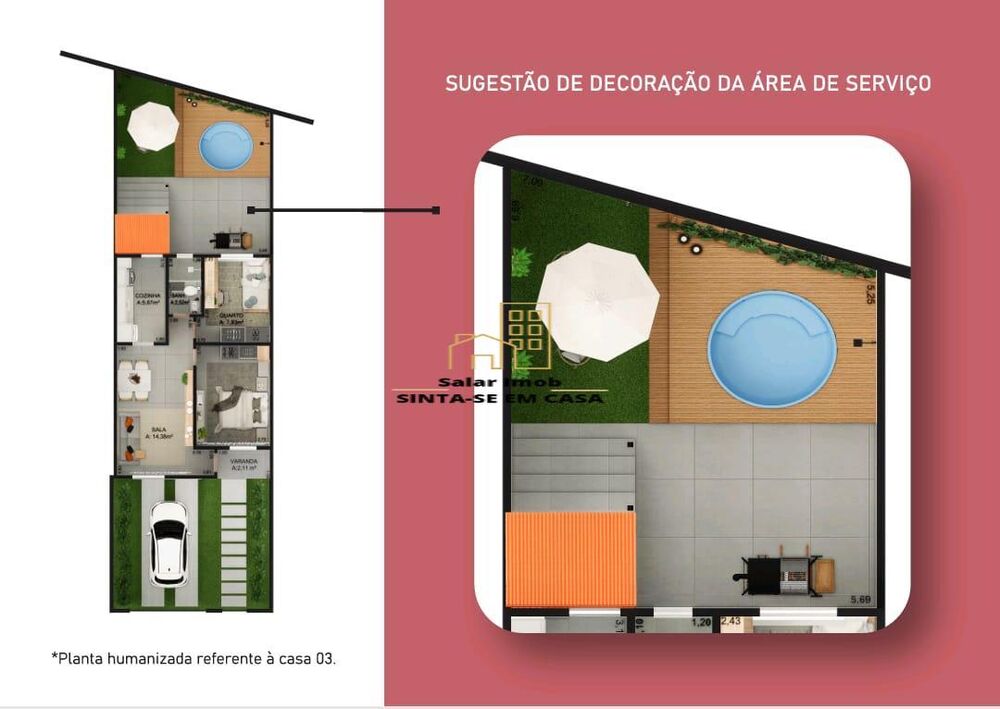 Casa à venda com 2 quartos, 52m² - Foto 6
