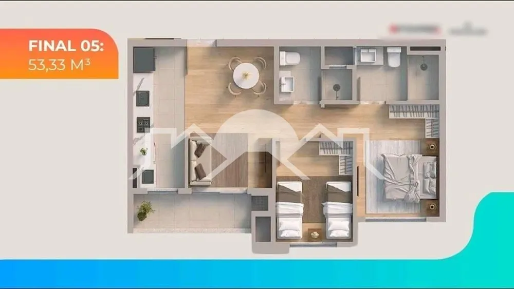 Apartamento, 2 quartos, 53 m² - Foto 4
