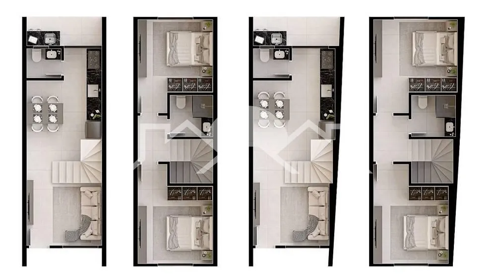 Casa, 2 quartos, 59 m² - Foto 3