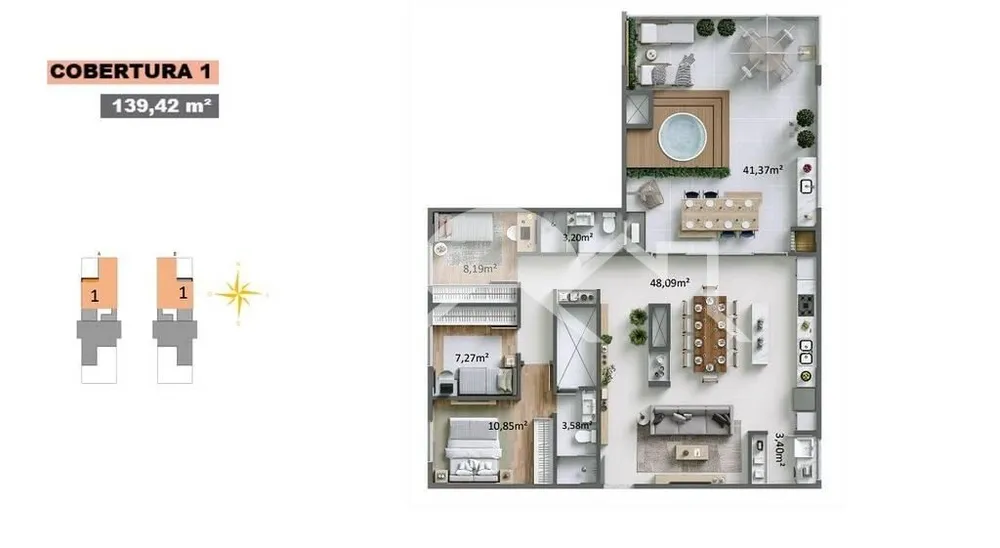 Loja-Salão, 78 m² - Foto 3