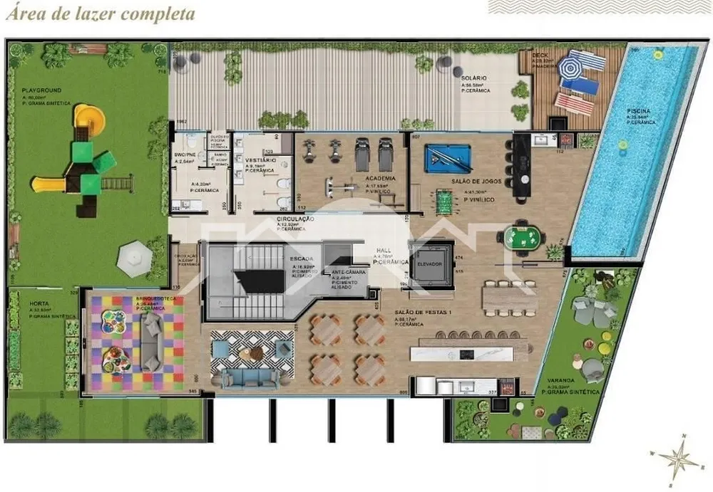 Cobertura, 3 quartos, 222 m² - Foto 4