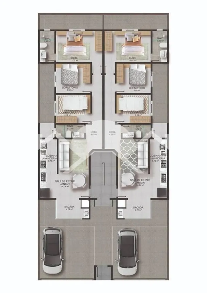 Apartamento, 3 quartos, 70 m² - Foto 4