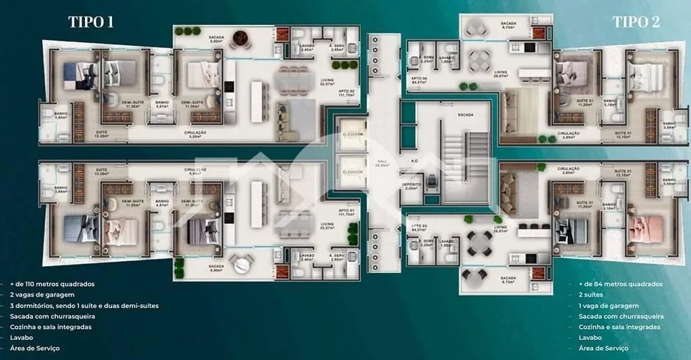 Apartamento, 2 quartos, 84 m² - Foto 4
