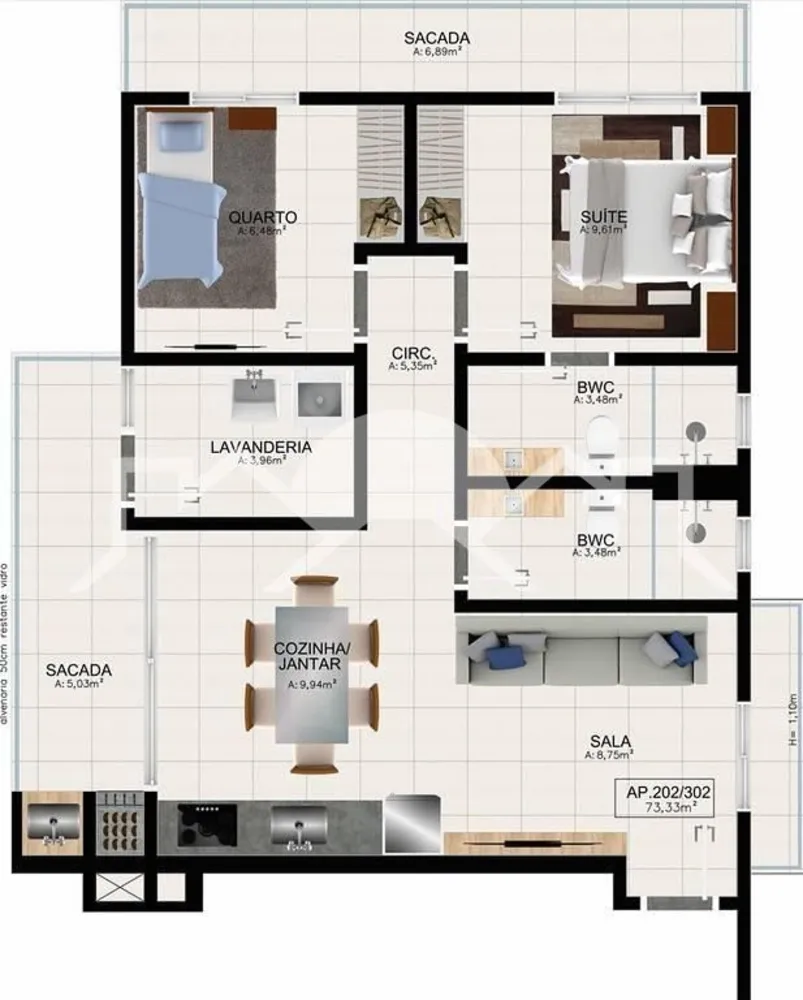 Loja-Salão, 81 m² - Foto 3