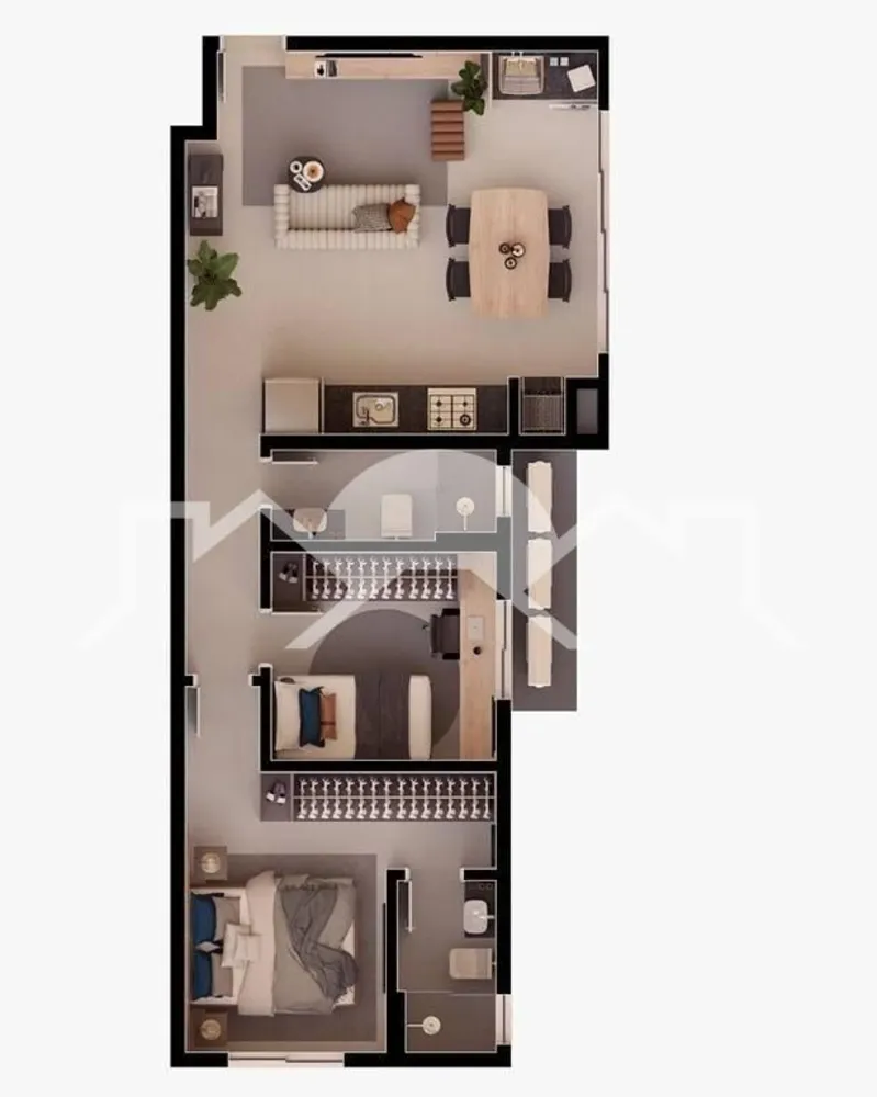 Loja-Salão, 57 m² - Foto 4