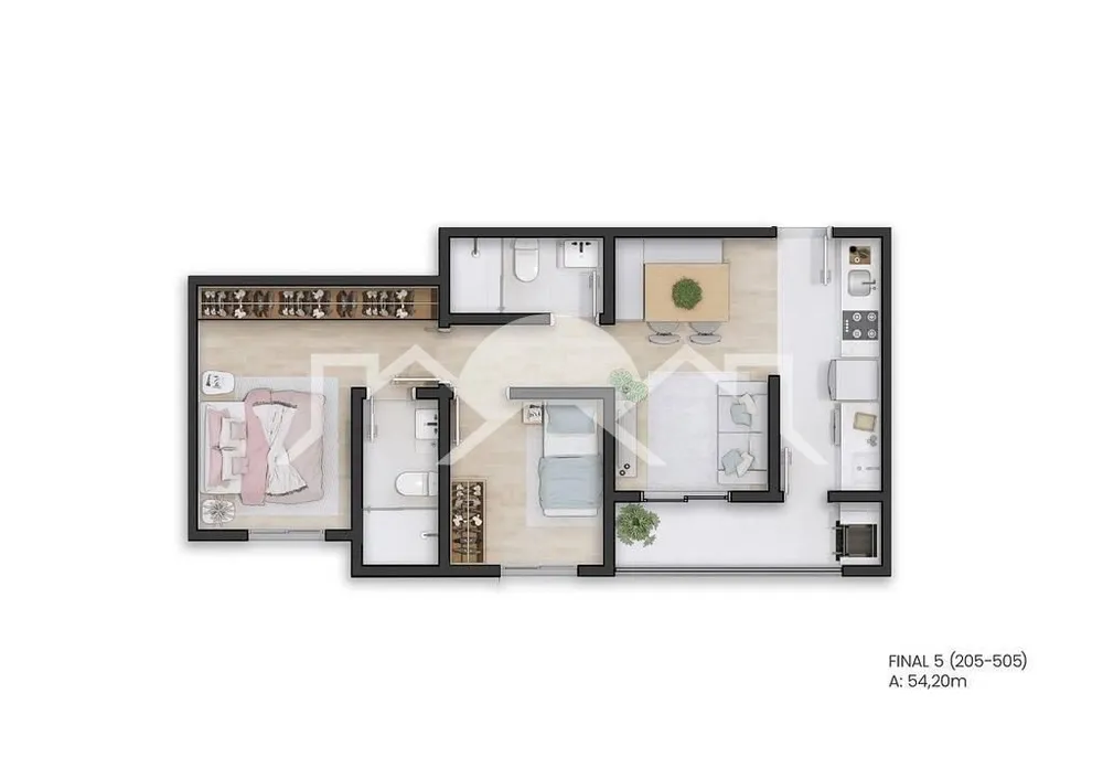 Loja-Salão, 48 m² - Foto 3
