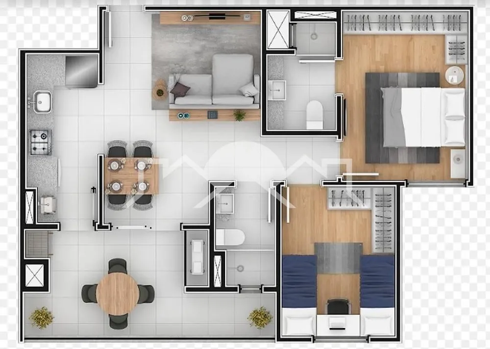 Apartamento, 2 quartos, 67 m² - Foto 4