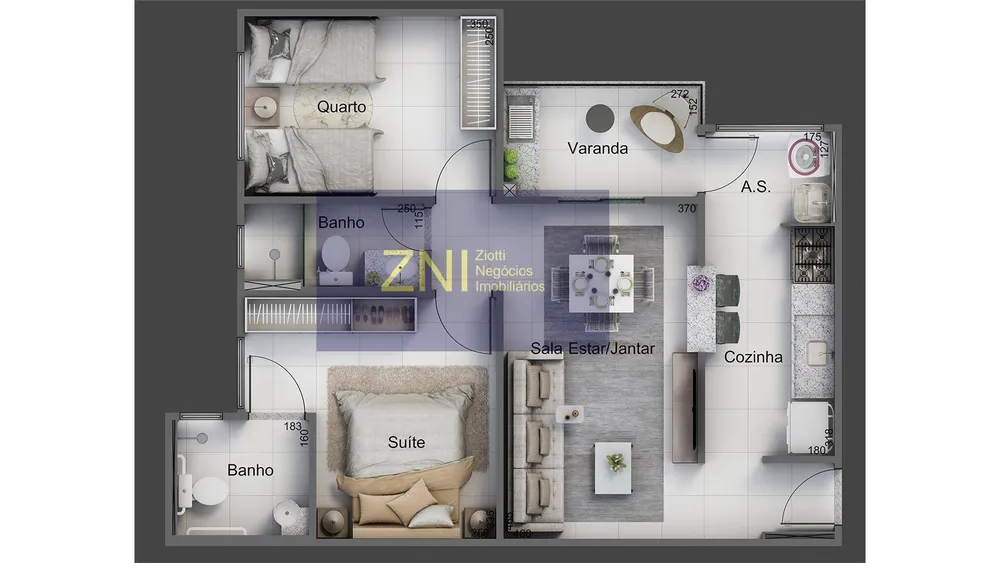 Apartamento, 2 quartos, 58 m² - Foto 15