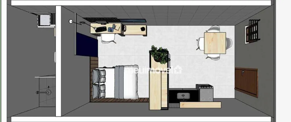 Casa, 1 quarto, 210 m² - Foto 2