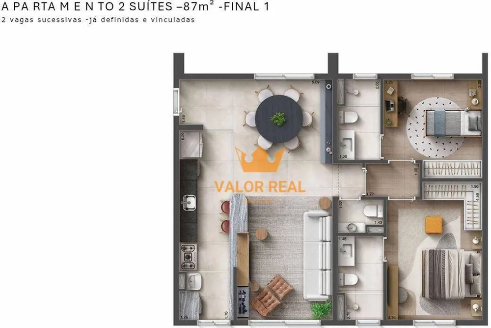 Apartamento, 2 quartos, 87 m² - Foto 11