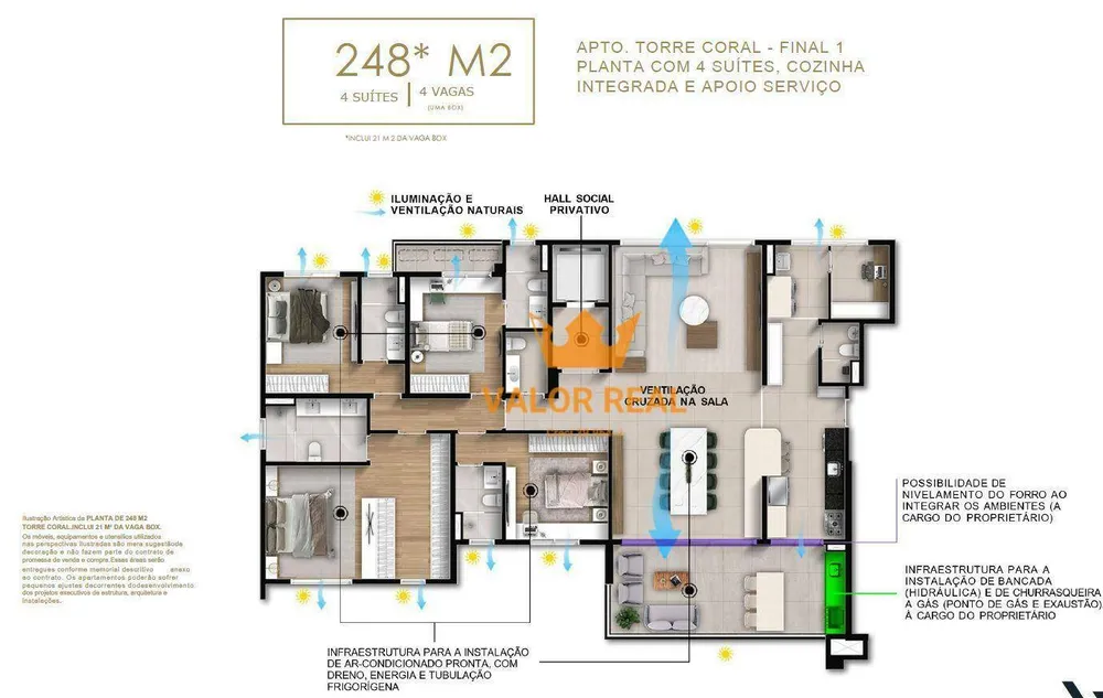 Apartamento, 3 quartos, 216 m² - Foto 12