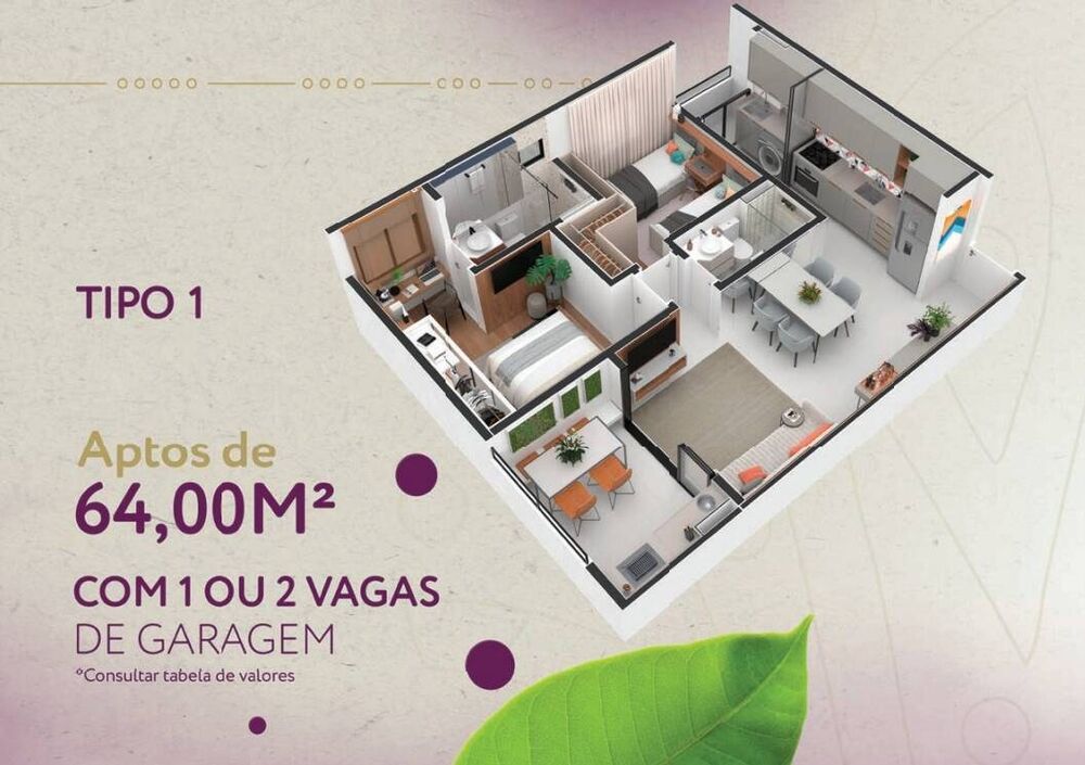 Apartamento à venda com 2 quartos, 53m² - Foto 6