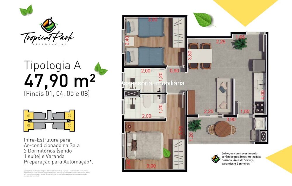 Apartamento à venda com 2 quartos, 47m² - Foto 20
