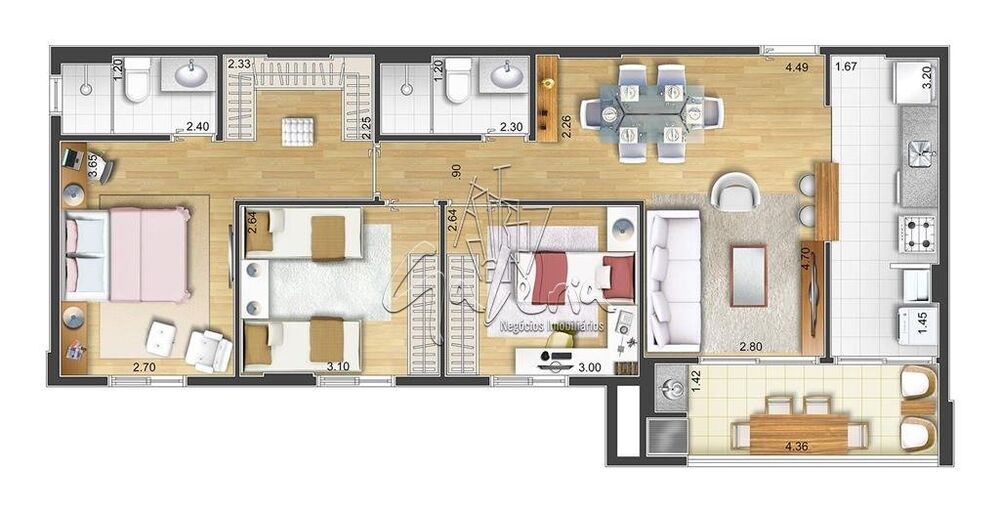 Apartamento, 2 quartos, 66 m² - Foto 27