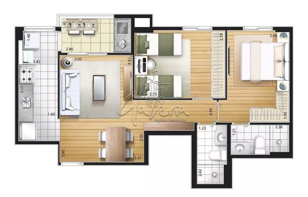Apartamento, 2 quartos, 70 m² - Foto 5