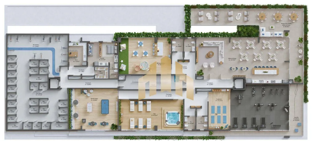 Cobertura, 3 quartos, 164 m² - Foto 2