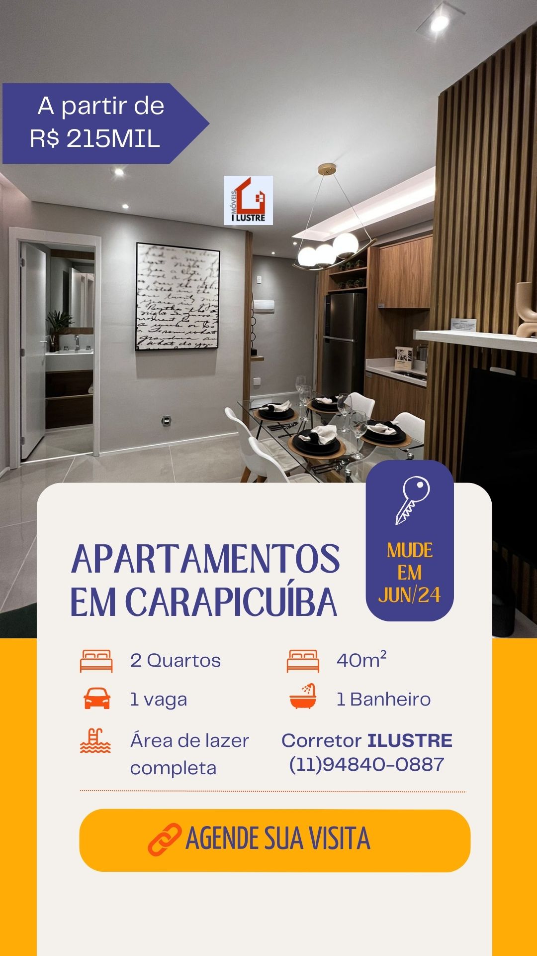 Apartamento, 2 quartos, 40 m² - Foto 1