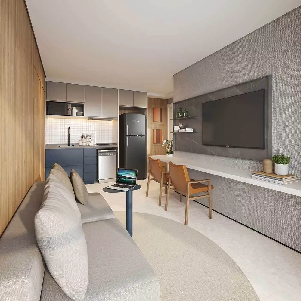 Apartamento, 1 quarto, 36 m² - Foto 2